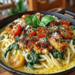 When it comes to weeknight dinners, finding a recipe that is both satisfying and uncomplicated can be a challenge. Enter the Smoked Paprika Chicken and Spinach Pasta—a dish that brings together vibrant flavors, appealing colors, and a delightful creamy texture, making it an instant family favorite. This recipe combines the smoky depth of smoked paprika with tender chicken, fresh spinach, and a luscious sauce that clings perfectly to the pasta. Not only is it visually enticing, but it's also a meal that can be prepared in under 30 minutes, catering to both novice cooks and seasoned chefs alike.