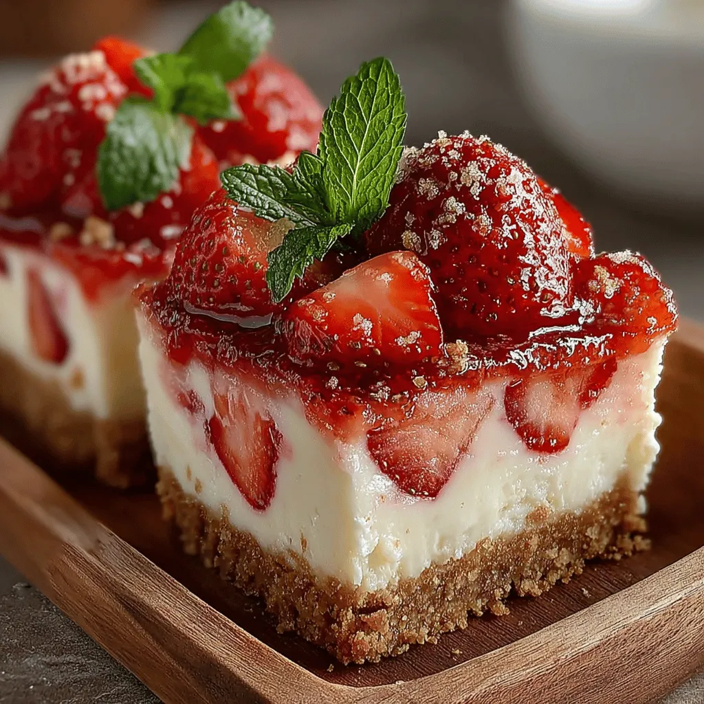 As the temperatures rise and the sun shines longer, the allure of frozen desserts becomes undeniable. There’s something about a chilled treat that captures the essence of summer, bringing joy and refreshment with every bite. Among the myriad of frozen delights, Frozen Strawberry Cheesecake Bars stand out as a delightful combination of flavors and textures. The creamy richness of cheesecake harmonizes beautifully with the bright, fruity notes of strawberries, making for a dessert that is both indulgent and refreshing.
