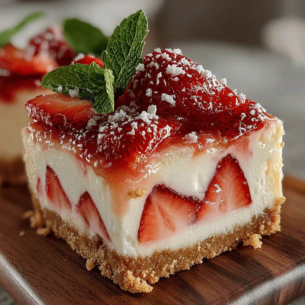 As the temperatures rise and the sun shines longer, the allure of frozen desserts becomes undeniable. There’s something about a chilled treat that captures the essence of summer, bringing joy and refreshment with every bite. Among the myriad of frozen delights, Frozen Strawberry Cheesecake Bars stand out as a delightful combination of flavors and textures. The creamy richness of cheesecake harmonizes beautifully with the bright, fruity notes of strawberries, making for a dessert that is both indulgent and refreshing.