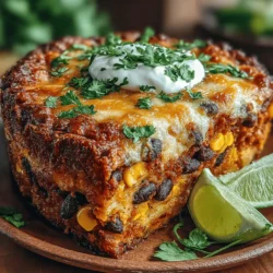 In the realm of comfort food, few dishes can compete with the hearty goodness of a Spicy Black Bean and Cheddar Sweet Potato Bake. This delectable recipe is not just a feast for the senses; it’s a harmonious blend of flavors and textures that promises to satisfy both your taste buds and your nutritional needs. The natural sweetness of roasted sweet potatoes, the earthy richness of black beans, and the sharp, creamy tang of cheddar cheese come together to create a meal that is as comforting as it is nourishing.