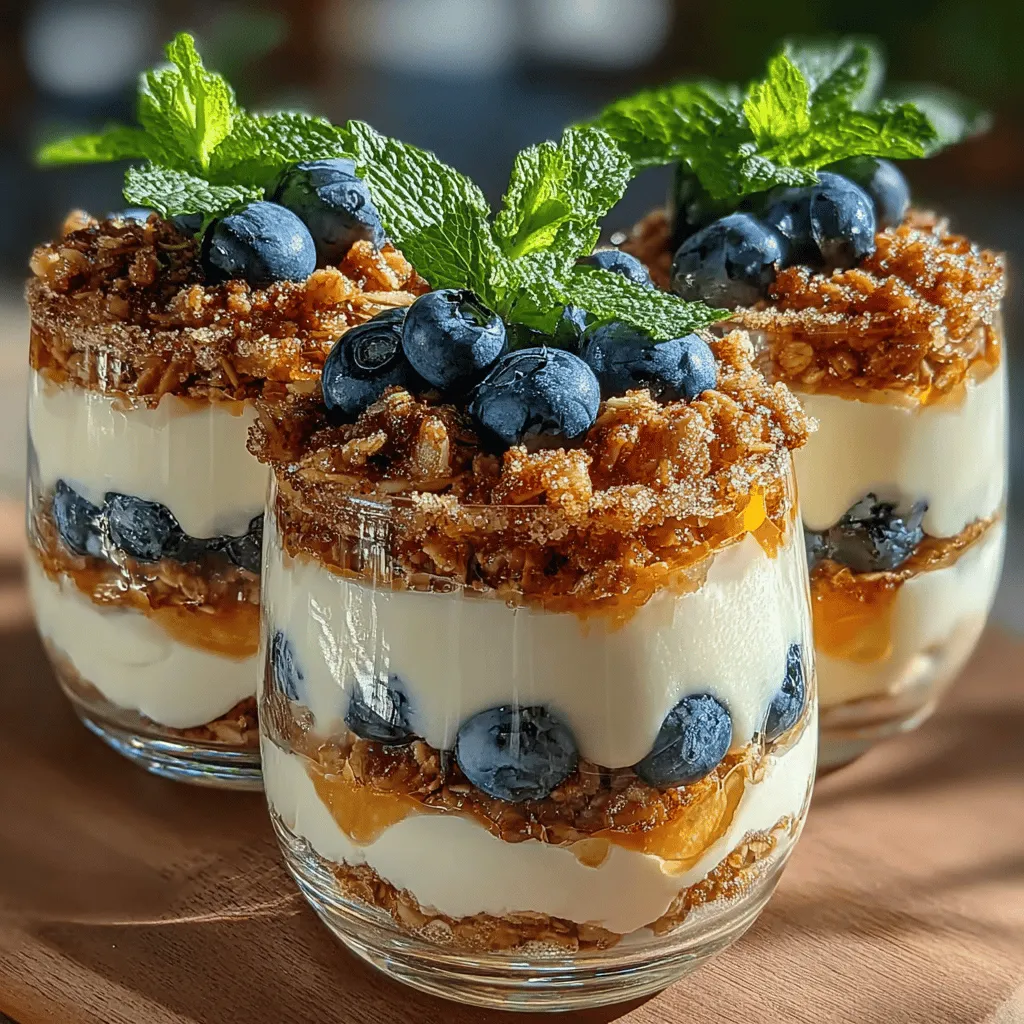 In today's fast-paced world, finding quick yet nutritious dessert options can be a challenge. Many people crave something sweet but often feel pressed for time or may prefer to avoid the hassle of baking. Enter the Berry Bliss No-Bake Parfaits, a delightful solution that marries convenience with flavor and health. These parfaits offer a perfect blend of fresh, vibrant blueberries, creamy Greek yogurt, and crunchy granola, making them an ideal choice not just for dessert, but also for breakfast or a satisfying snack any time of day.