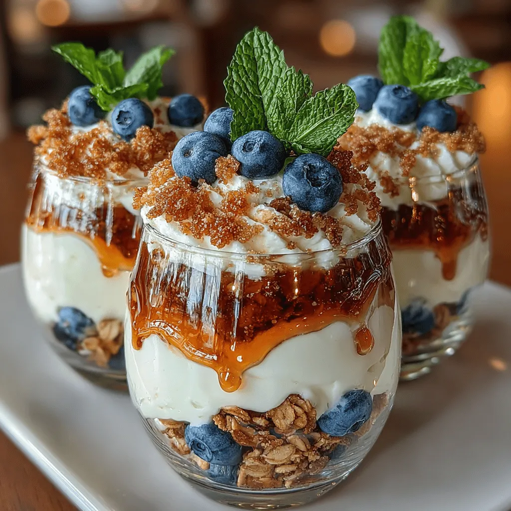 In today's fast-paced world, finding quick yet nutritious dessert options can be a challenge. Many people crave something sweet but often feel pressed for time or may prefer to avoid the hassle of baking. Enter the Berry Bliss No-Bake Parfaits, a delightful solution that marries convenience with flavor and health. These parfaits offer a perfect blend of fresh, vibrant blueberries, creamy Greek yogurt, and crunchy granola, making them an ideal choice not just for dessert, but also for breakfast or a satisfying snack any time of day.