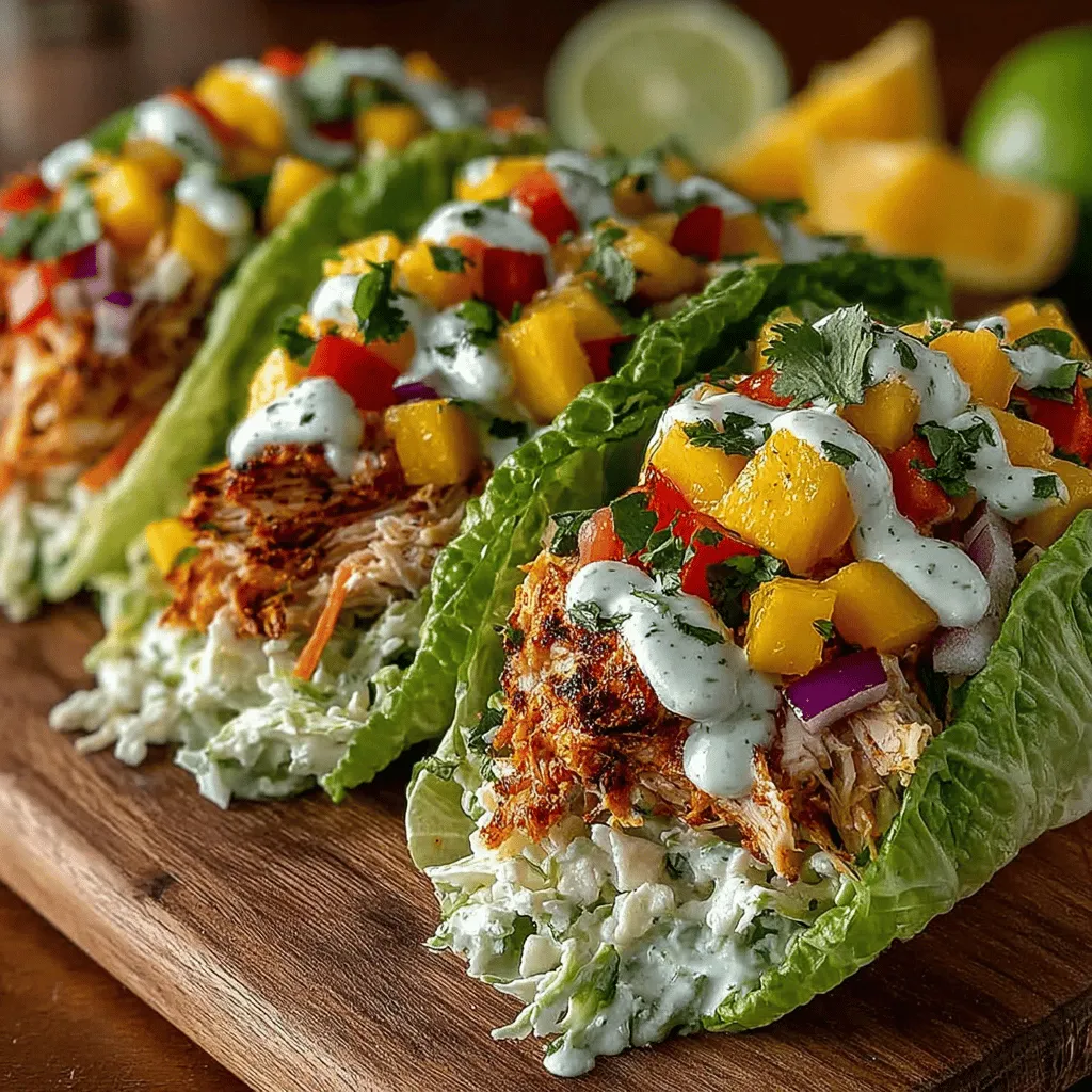 If you're looking for a refreshing and nutritious meal that transports your taste buds to a sunny paradise, the Tropical Bliss Mango Chicken Salad Wraps are your answer. This vibrant dish combines the sweetness of ripe mango with the savory goodness of chicken, creating a delightful balance of flavors that is both satisfying and healthy. Packed with fresh ingredients and bold colors, this recipe is not only a feast for the eyes but also offers numerous health benefits, making it a perfect choice for various occasions.