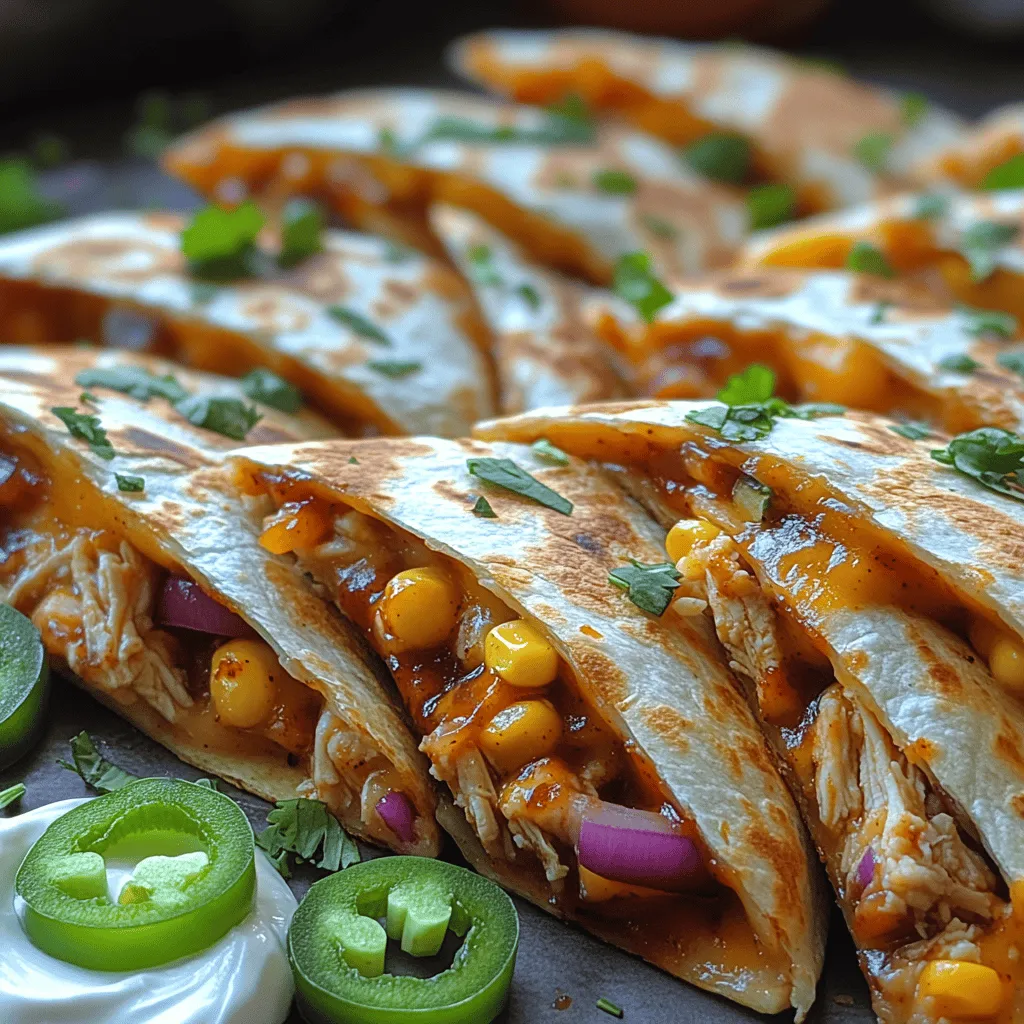 To achieve perfectly crispy BBQ Chicken Quesadillas, the way you layer your ingredients plays a crucial role in the cooking process. Start with your tortilla as the base. Here’s how to effectively layer the ingredients for even cooking and flavor distribution: