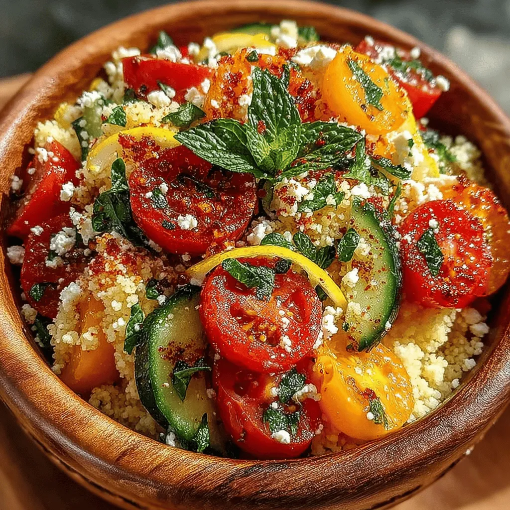 Salads are among the most versatile dishes in the culinary world. They can be a light starter, a hearty main course, or a refreshing side dish, making them perfect for any occasion. With endless combinations of ingredients, salads can cater to various tastes and dietary needs. One standout salad that encapsulates the essence of summer freshness is the Zesty Lemon Basil Couscous Salad. This vibrant dish is not only colorful and appealing to the eye but also packed with flavor and nutrition, making it an ideal choice for warm weather gatherings, picnics, or simply a quick, healthy meal at home.