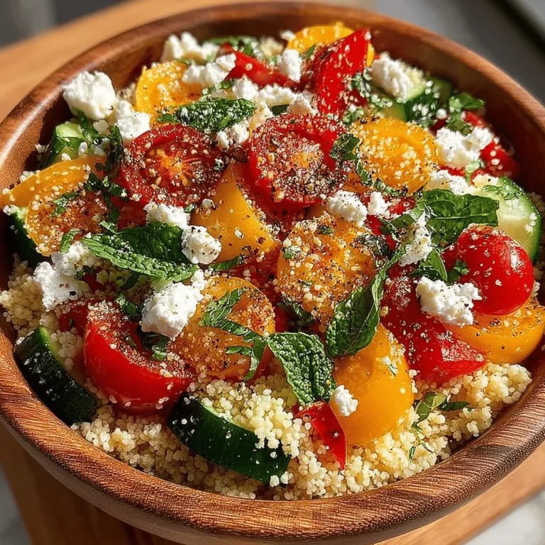 Salads are among the most versatile dishes in the culinary world. They can be a light starter, a hearty main course, or a refreshing side dish, making them perfect for any occasion. With endless combinations of ingredients, salads can cater to various tastes and dietary needs. One standout salad that encapsulates the essence of summer freshness is the Zesty Lemon Basil Couscous Salad. This vibrant dish is not only colorful and appealing to the eye but also packed with flavor and nutrition, making it an ideal choice for warm weather gatherings, picnics, or simply a quick, healthy meal at home.