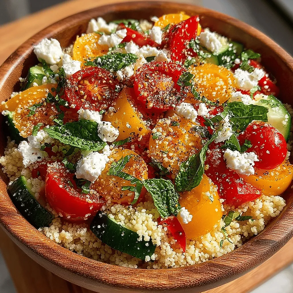Salads are among the most versatile dishes in the culinary world. They can be a light starter, a hearty main course, or a refreshing side dish, making them perfect for any occasion. With endless combinations of ingredients, salads can cater to various tastes and dietary needs. One standout salad that encapsulates the essence of summer freshness is the Zesty Lemon Basil Couscous Salad. This vibrant dish is not only colorful and appealing to the eye but also packed with flavor and nutrition, making it an ideal choice for warm weather gatherings, picnics, or simply a quick, healthy meal at home.