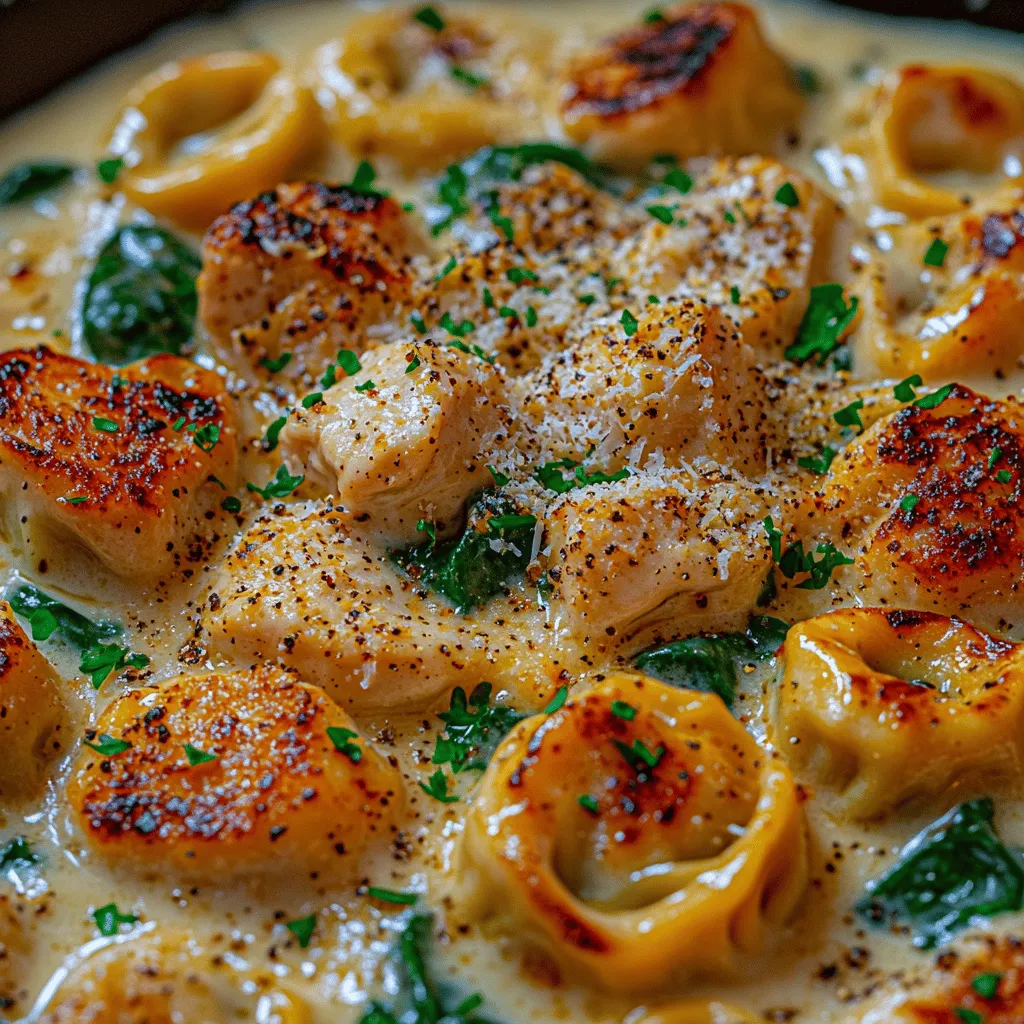Pasta dishes hold a special place in the hearts of home cooks and food enthusiasts alike. Among the myriad of pasta recipes that grace our tables, Creamy Chicken Alfredo Tortellini stands out as a comforting favorite that combines rich flavors, hearty ingredients, and a satisfying texture. This dish is a celebration of creamy goodness, featuring tender chicken, cheesy tortellini, and a luscious Alfredo sauce that brings it all together. Ideal for busy weeknights or special occasions, this recipe is sure to impress family and friends with its delightful balance of flavors and ease of preparation.