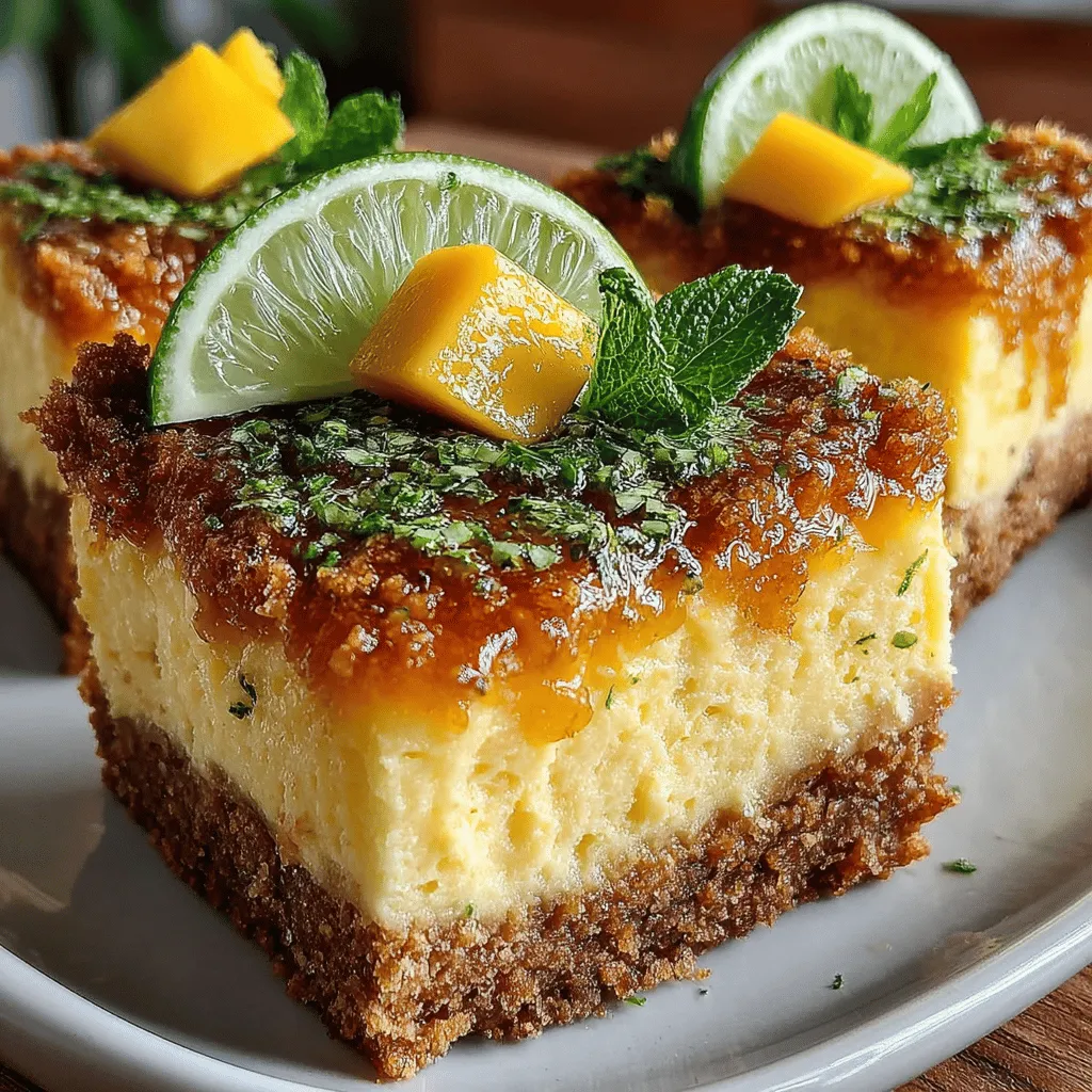 Tropical desserts have an undeniable allure, transporting us to sun-drenched beaches with each bite. Among the treasures of the tropics, the vibrant mango stands out not only for its delightful sweetness but also for its versatility in a multitude of culinary creations. When combined with the zesty brightness of lime, the result is a refreshing dessert that captivates the palate and invigorates the senses. Enter Zesty Mango Bars—a delightful fusion of flavors that embody the essence of summer, no matter the season.