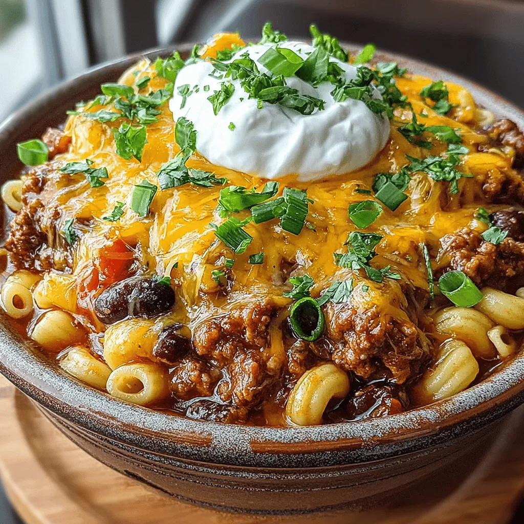 There’s something magical about the aroma of a hearty dish bubbling away in the kitchen, bringing back memories of family gatherings and cozy nights in. As a food blogger, I often reflect on the meals that have left a mark on my heart, and one dish that stands out is a comforting bowl of chili mac. This dish perfectly marries two all-time favorites: chili and macaroni and cheese. The result is a robust and satisfying meal that not only warms the belly but also evokes a sense of nostalgia, reminding me of evenings spent with loved ones, sharing laughter and stories around the dinner table.