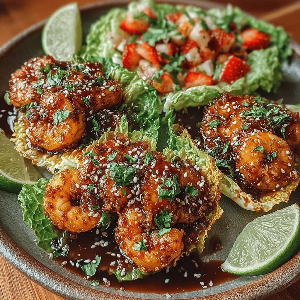 If you’re looking for a light, refreshing dish that brings a burst of flavor to your dining table, look no further than Shrimp Lettuce Wraps with Strawberry Glaze. This vibrant dish combines succulent shrimp with the sweetness of fresh strawberries, all wrapped in crisp lettuce for a delightful crunch. Not only is it visually appealing, but it also offers a unique fusion of savory and sweet that will tantalize your taste buds. Perfect for a quick lunch, a satisfying dinner, or an impressive appetizer, this recipe has something for everyone.