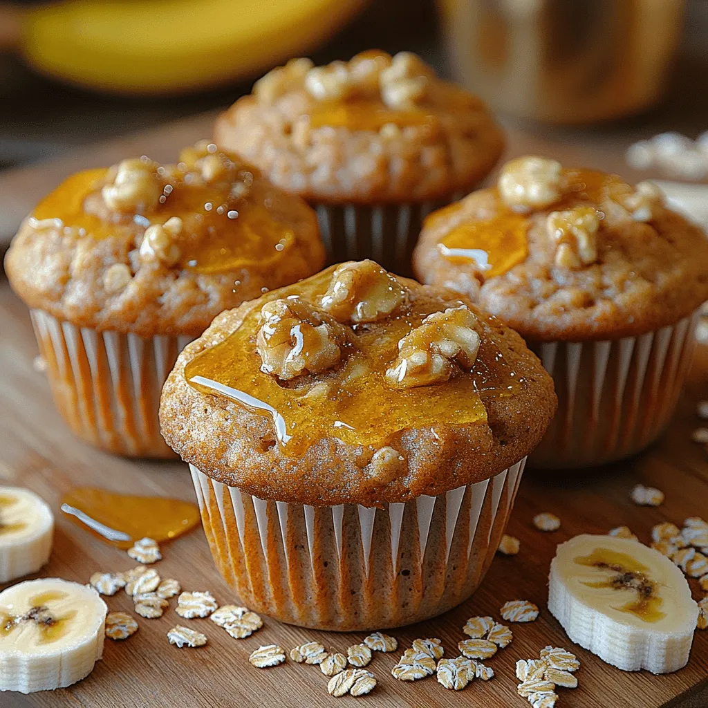 Banana Bliss Oat Muffins are more than just a tasty treat; they embody a harmonious blend of wholesome ingredients that cater to both health-conscious eaters and those with a sweet tooth. This recipe is perfect for breakfast, a midday snack, or even a quick dessert. The combination of ripe bananas and rolled oats creates a delightful texture and natural sweetness that appeals to both kids and adults alike. Packed with fiber, essential nutrients, and the comforting essence of bananas, these muffins have quickly become a family favorite in many households.