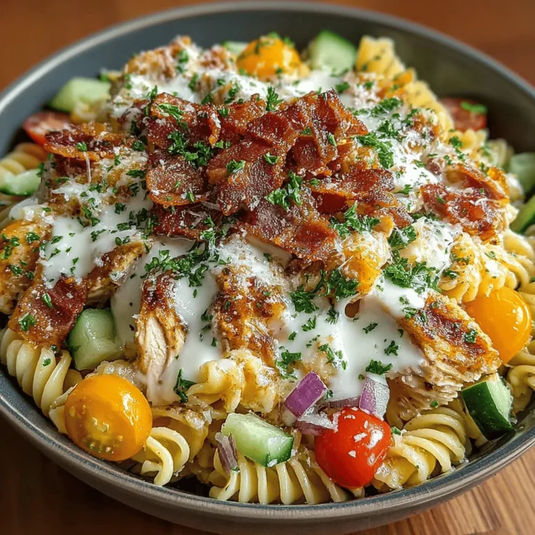 As the temperatures rise and the days grow longer, the allure of a refreshing pasta salad becomes undeniable. Pasta salads are the quintessential warm-weather dish, offering a delightful combination of flavors, textures, and colors that can brighten any gathering. Among the myriad of options available, the Chilled Chicken-Bacon Bliss Pasta Salad stands out as a culinary gem, perfect for picnics, barbecues, and family dinners alike.