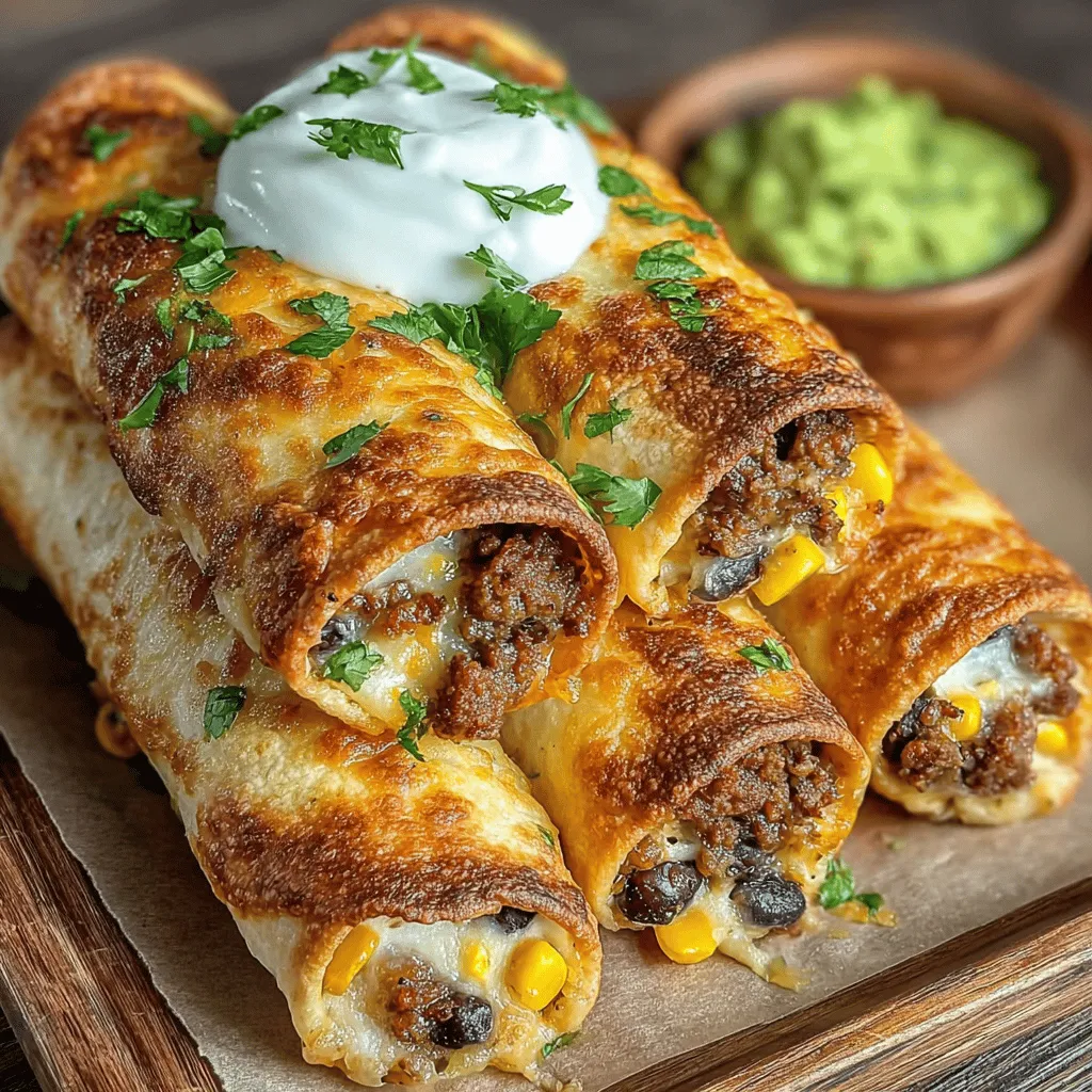If you’re looking for a delectable dish that combines convenience, taste, and health benefits, look no further than Crispy Baked Turkey Taquito Rolls. This recipe offers a modern twist on a classic favorite, transforming traditional taquitos into a lighter yet equally satisfying meal. Made with lean ground turkey, vibrant vegetables, and a medley of spices, these taquitos are not only easy to prepare but also ideal for a quick weeknight dinner or as a crowd-pleasing appetizer at your next gathering. In this article, we’ll delve into the details of making these crispy delights, emphasizing the nutritional advantages of each ingredient and providing a step-by-step cooking guide.