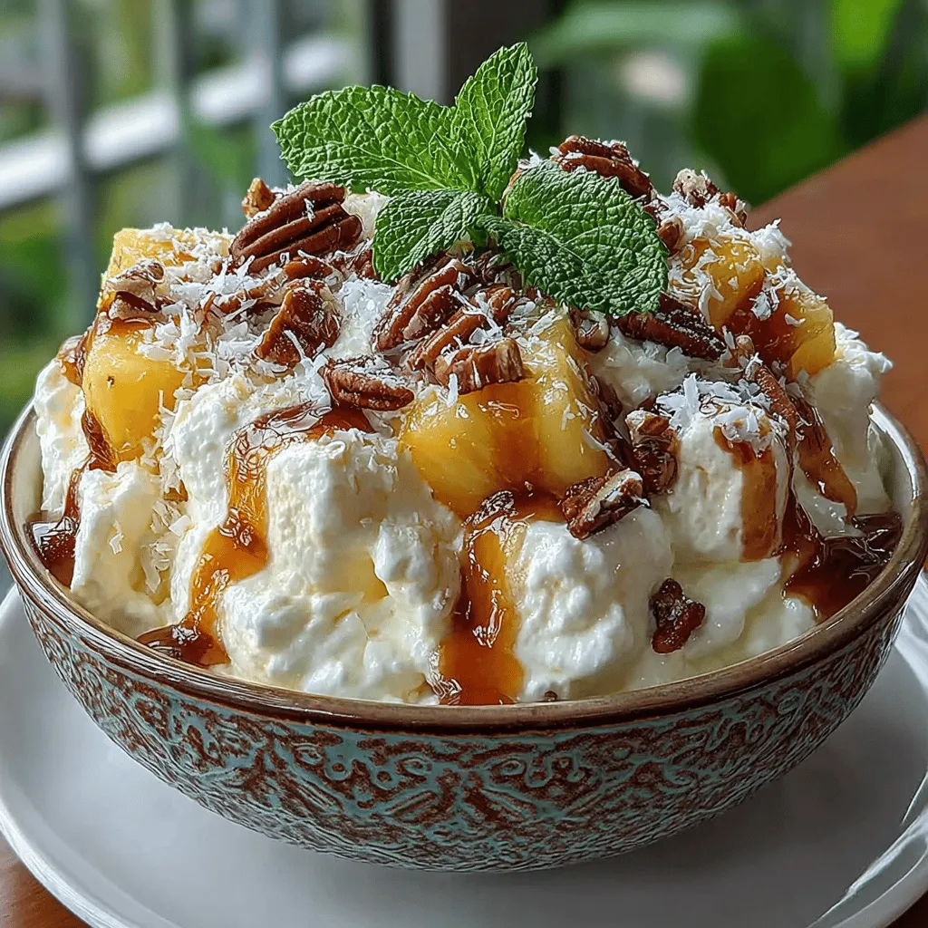 As the summer sun graces us with its warm embrace, there’s nothing quite like a refreshing dish that captures the essence of tropical paradise. Enter the Tropical Bliss Creamy Pineapple Salad, a delightful medley of flavors and textures that is perfect for summer gatherings, potlucks, and family meals. This vibrant dish combines the sweetness of fresh pineapple, the creaminess of yogurt and whipped cream, and the delightful crunch of coconut to create a salad that not only tantalizes the taste buds but also evokes memories of sandy beaches and sun-kissed vacations.