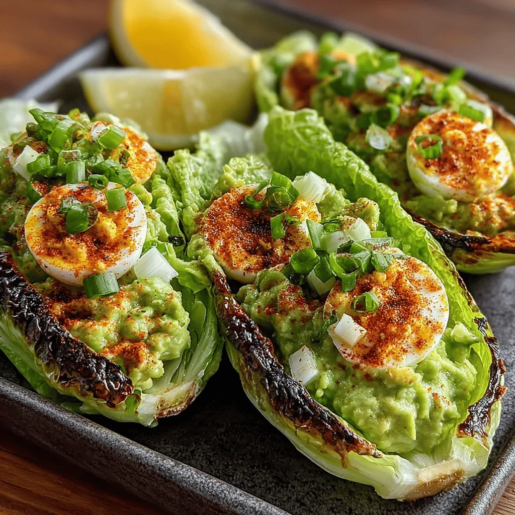 In the quest for healthy yet delicious meals, Avocado Egg Salad Lettuce Wraps emerge as a perfect solution. This innovative recipe combines the creaminess of ripe avocado with protein-packed eggs, creating a refreshing twist on the traditional egg salad. Whether you're searching for a nutritious lunch option or a light dinner, these lettuce wraps offer a delightful crunch and an abundance of flavor, making them an ideal choice for anyone looking to eat well without sacrificing taste.