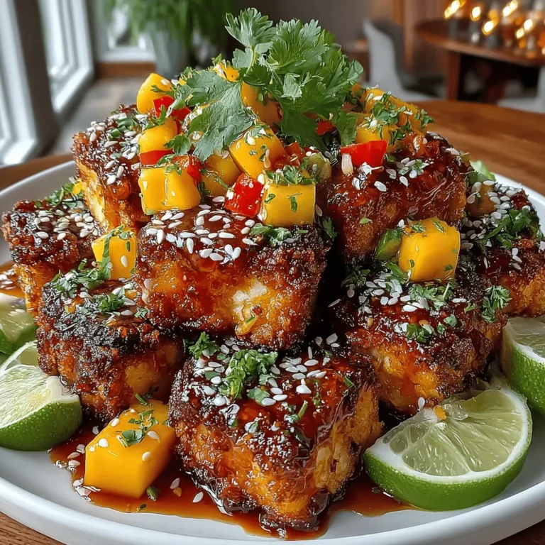 Mango Tango Tofu is a vibrant and flavorful dish that perfectly encapsulates the essence of a delightful fusion between sweet and savory flavors. This innovative recipe brings together the luscious sweetness of ripe mangoes and the satisfying texture of firm tofu, creating a harmonious balance that is both enticing to the palate and visually appealing. As a healthy vegetarian option, Mango Tango Tofu stands out for its ability to satisfy even the heartiest of appetites while being incredibly easy to prepare. Whether you’re looking for a quick weeknight dinner or planning a special meal to impress your guests, this dish is sure to be a hit.