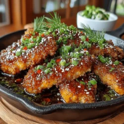 Honey Sriracha Glazed Chicken Tenders