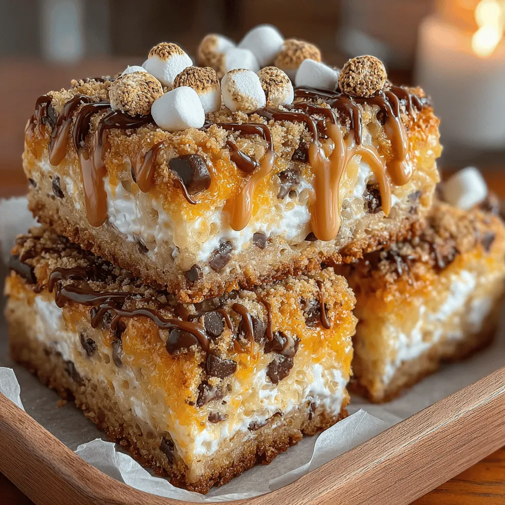 If you're a fan of s'mores, then you're in for a treat with these No-Bake S’mores Rice Krispie Bars. This delightful recipe merges the classic flavors of toasted marshmallows, rich chocolate, and crunchy graham crackers with the nostalgic snap of Rice Krispies. Ideal for summer gatherings, picnics, or a simple indulgence at home, these bars deliver all the satisfaction of traditional s’mores without the need for a campfire or an oven. In this article, we’ll explore the ingredients, the preparation process, and the sheer joy of making these irresistible treats that bring a little campfire magic into your kitchen.