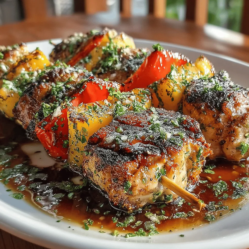 As the sun shines brightly and the days grow longer, summer beckons us to fire up the grill and enjoy the vibrant flavors of the season. One dish that perfectly encapsulates the essence of summer is Grilled Chicken & Peach Skewers. This delightful recipe marries tender, savory chicken with the sweet, juicy goodness of ripe peaches, creating a balance of flavors that is both refreshing and satisfying. Whether you're hosting a backyard barbecue or having a casual family dinner, these skewers are sure to impress.