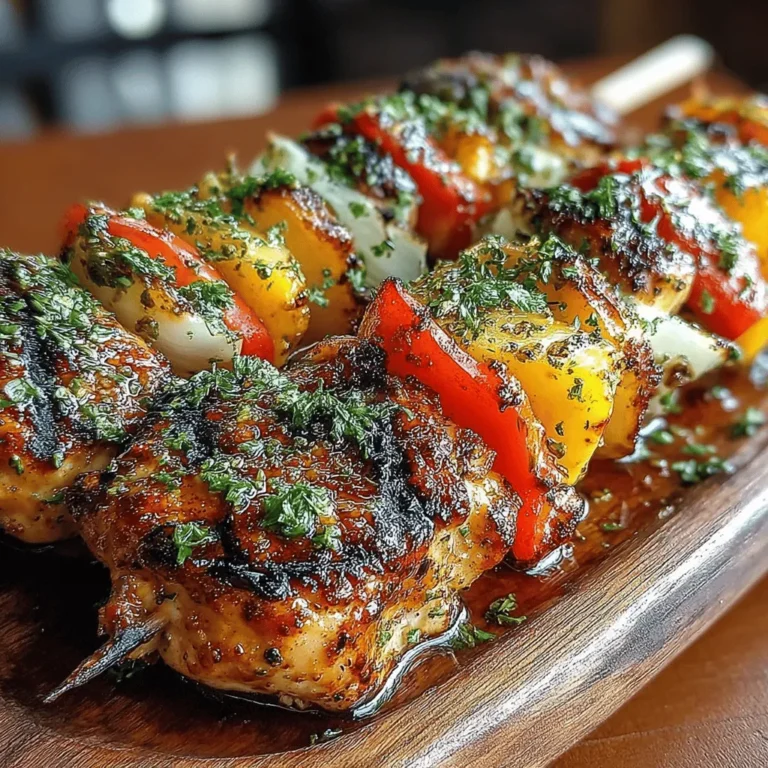 As the sun shines brightly and the days grow longer, summer beckons us to fire up the grill and enjoy the vibrant flavors of the season. One dish that perfectly encapsulates the essence of summer is Grilled Chicken & Peach Skewers. This delightful recipe marries tender, savory chicken with the sweet, juicy goodness of ripe peaches, creating a balance of flavors that is both refreshing and satisfying. Whether you're hosting a backyard barbecue or having a casual family dinner, these skewers are sure to impress.