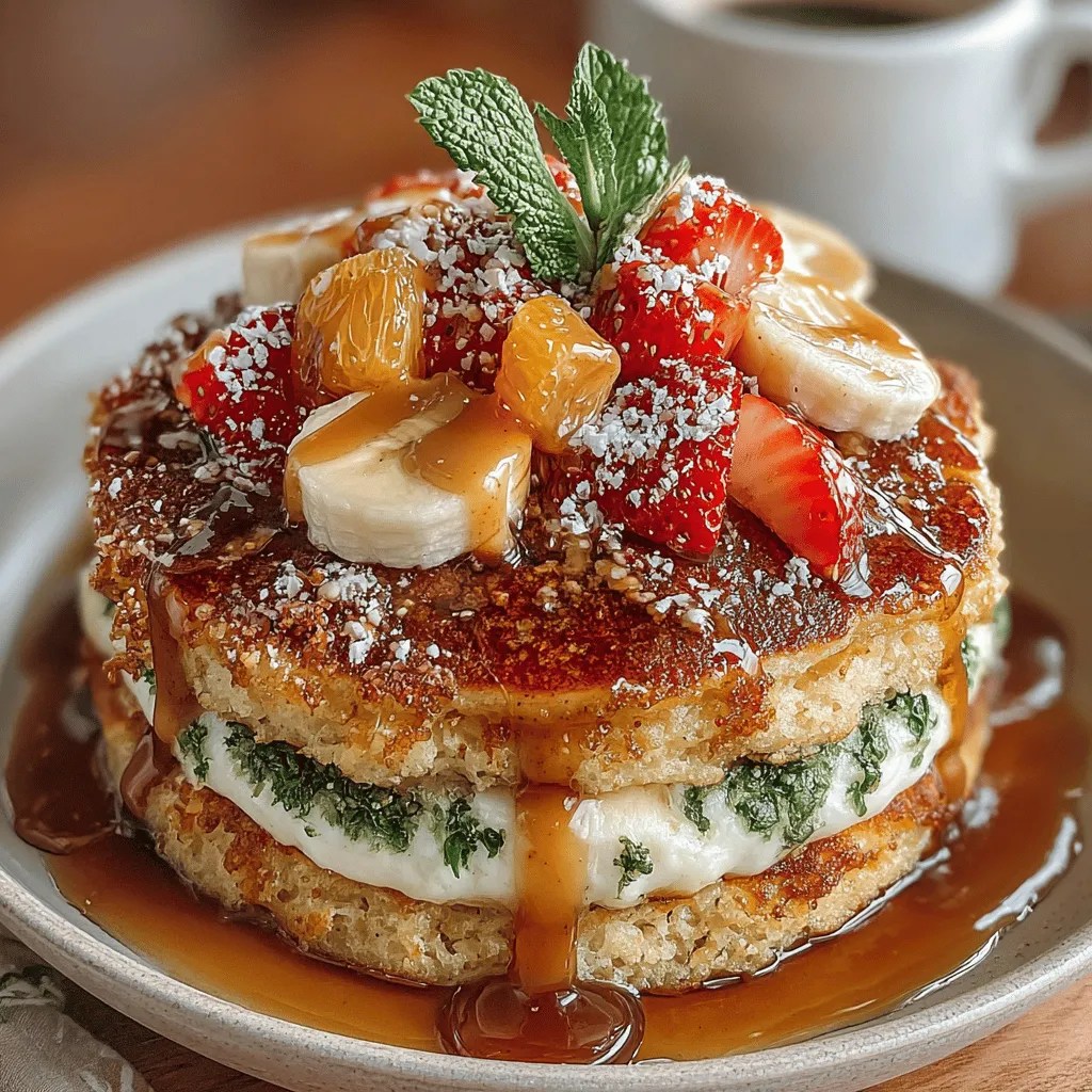 To create the perfect Green Smoothie Protein Pancakes, the first step lies in preparing the batter. The importance of blending cannot be overstated, as it ensures a smooth consistency that leads to light and fluffy pancakes. Begin by combining all your ingredients in a high-powered blender. This includes your base ingredients—like oats, bananas, and any greens—along with your protein source, such as protein powder or Greek yogurt. Blend until the mixture is completely smooth, which will help incorporate air into the batter, giving your pancakes a delightful texture.