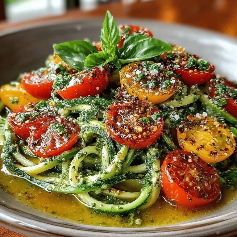 In the ever-evolving world of culinary trends, zoodles—zucchini noodles—have carved out a niche for themselves as a healthy, low-carb alternative to traditional pasta. As more people seek nutritious meal options that fit into their busy lifestyles, zoodles offer a refreshing solution that is both quick to prepare and packed with flavor. The combination of creamy, zesty lemon and aromatic basil elevates this dish, making it a delightful choice for anyone looking to indulge in a satisfying yet guilt-free meal.
