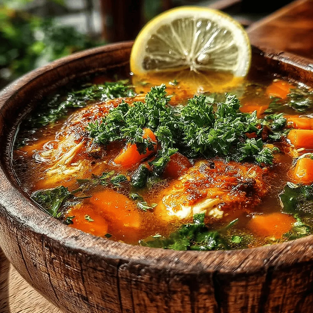 In today's health-conscious world, detox diets have gained popularity as a means to cleanse the body and rejuvenate the spirit. At the core of many detox regimens is the humble yet powerful soup, known for its nourishing qualities and comforting essence. Among the myriad of options available, the Revitalizing Detox Chicken Soup stands out as a wholesome recipe designed to promote both physical well-being and emotional comfort. This delightful concoction not only tantalizes the taste buds but also serves as a powerhouse of nutrients, making it an ideal choice for anyone looking to refresh their body and boost their health.