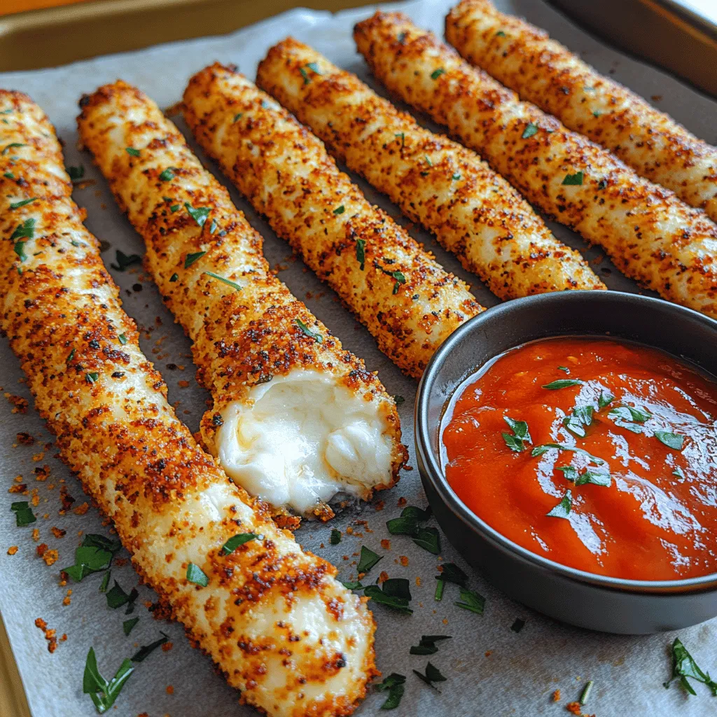 Mozzarella sticks are a beloved snack that tantalizes taste buds with their gooey cheese center and satisfying crunch. Often found on appetizer menus in restaurants and pubs, these cheesy delights are a favorite for many. However, traditional mozzarella sticks are typically deep-fried, which can make them less appealing for those seeking healthier options. Enter the crispy baked mozzarella dippers—a lighter alternative that doesn't compromise on flavor or texture.