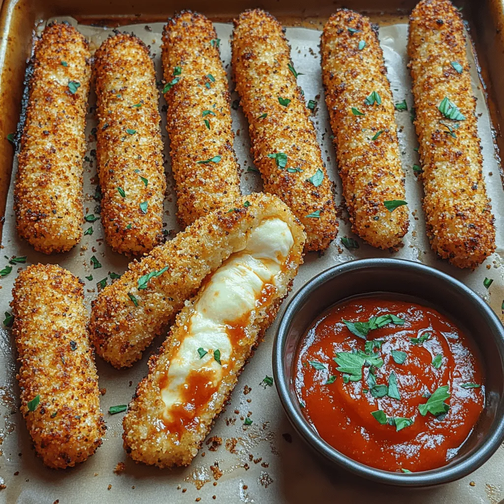 Mozzarella sticks are a beloved snack that tantalizes taste buds with their gooey cheese center and satisfying crunch. Often found on appetizer menus in restaurants and pubs, these cheesy delights are a favorite for many. However, traditional mozzarella sticks are typically deep-fried, which can make them less appealing for those seeking healthier options. Enter the crispy baked mozzarella dippers—a lighter alternative that doesn't compromise on flavor or texture.