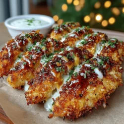 Achieving the perfect crunch in your almond crusted chicken tenders is all about the coating process. The right technique ensures that every bite is delightfully crispy while keeping the chicken tender and juicy on the inside. Start with well-seasoned chicken tenders and create a coating station: one bowl for the almond flour mixture, another for the egg wash, and a third for any additional seasonings you wish to incorporate.