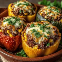 Stuffed bell peppers are a culinary classic that has captured the hearts and taste buds of many. Their vibrant colors, hearty fillings, and the delightful combination of textures make them a versatile dish suitable for various occasions, from casual family dinners to festive gatherings. The appeal of stuffed bell peppers lies not just in their aesthetic charm but also in their adaptability; they can be customized with an array of fillings to suit different tastes and dietary needs, making them a popular choice in many households.