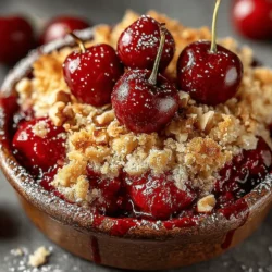 When it comes to dessert, few dishes embody the comforting charm of a warm fruit crisp. Among these, cherry crisp stands out for its unique balance of flavors and textures. The tartness of fresh or frozen cherries pairs harmoniously with a crunchy, golden topping, creating a delightful contrast that appeals to both the palate and the senses. This dessert not only satisfies a sweet tooth but also offers an inviting aroma that fills the kitchen, making it an ideal choice for family gatherings, potlucks, or even a simple weeknight treat.