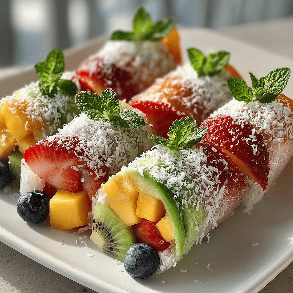 As the temperature rises and the days grow longer, fewer dishes can match the light, crisp appeal of spring rolls. Originating from various Asian cuisines, spring rolls are versatile culinary creations that can be filled with a range of ingredients, from savory vegetables to sweet fruits. The beauty of spring rolls lies in their adaptability; they can be tailored to suit any palate or occasion. Today, we will explore a refreshing twist on this classic dish: Summer Fruit Spring Rolls.