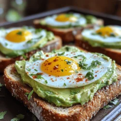 In recent years, avocado toast has transformed into a beloved breakfast staple, celebrated by food enthusiasts and health-conscious individuals alike. This vibrant dish, often paired with a perfectly cooked egg, has found its way onto countless brunch menus and Instagram feeds. Its rise to fame can be attributed to its simplicity, versatility, and the way it elevates humble ingredients into a gourmet experience. Creamy avocado egg toast embodies this trend, offering a deliciously satisfying way to begin your day while packing a nutritious punch.