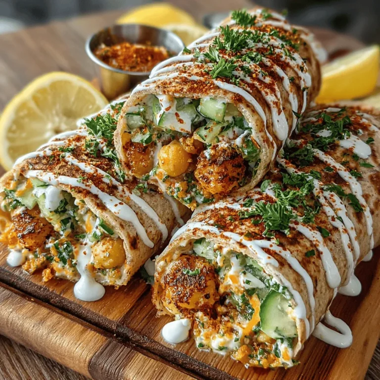 In an era where health-conscious eating is on the rise, finding meals that are both nutritious and satisfying can sometimes feel overwhelming. Enter the Refreshing Chickpea & Cucumber Wraps, a delightful recipe that perfectly marries flavor with health benefits. With the growing trend of plant-based diets, this dish stands out for its simplicity, versatility, and the ease with which it can be prepared. Whether you're a busy professional, a parent juggling a hectic schedule, or simply someone looking to enhance their meal repertoire, these wraps offer a quick and nourishing solution.