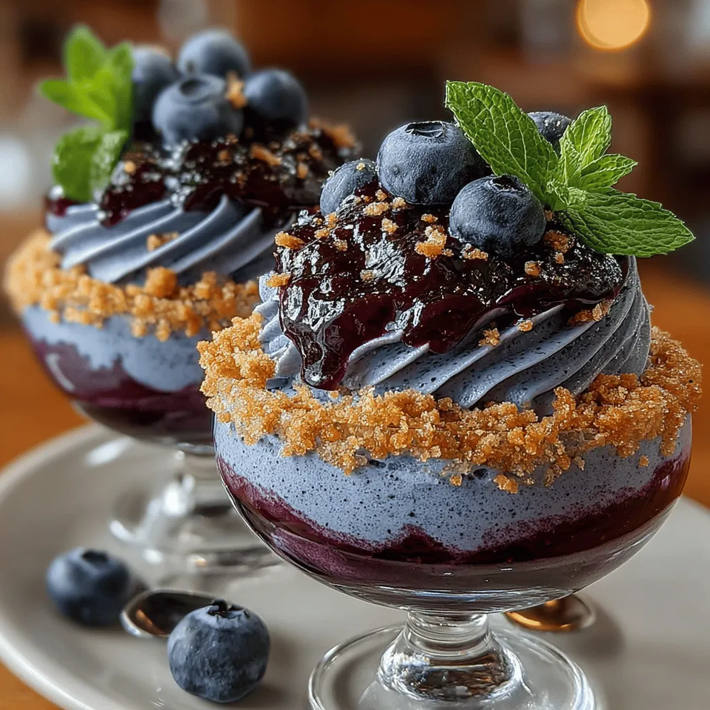 Chilling is a critical step in preparing the Blueberry Bliss No-Bake Cheesecake Mousse. Not only does it help set the mousse, but it also enhances the overall flavors and texture. The cooling process allows the cream cheese and whipped cream to meld harmoniously, creating a light, airy consistency that melts in your mouth.