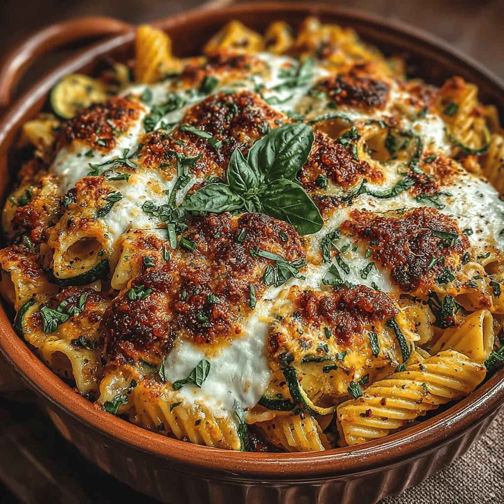 In the realm of healthy yet satisfying meals, Zucchini Pasta Bake stands out as a delightful option that seamlessly combines the richness of cheese with the freshness of vegetables. This dish serves as a perfect alternative for those looking to reduce their carbohydrate intake while still enjoying the comforting taste of a traditional pasta bake. With its layers of flavor and texture, Zucchini Pasta Bake is not only nutritious but also indulgent, making it an ideal choice for families and gatherings alike. Whether you are a seasoned cook or a culinary novice, this recipe offers a straightforward approach to creating a delectable meal that everyone will love.