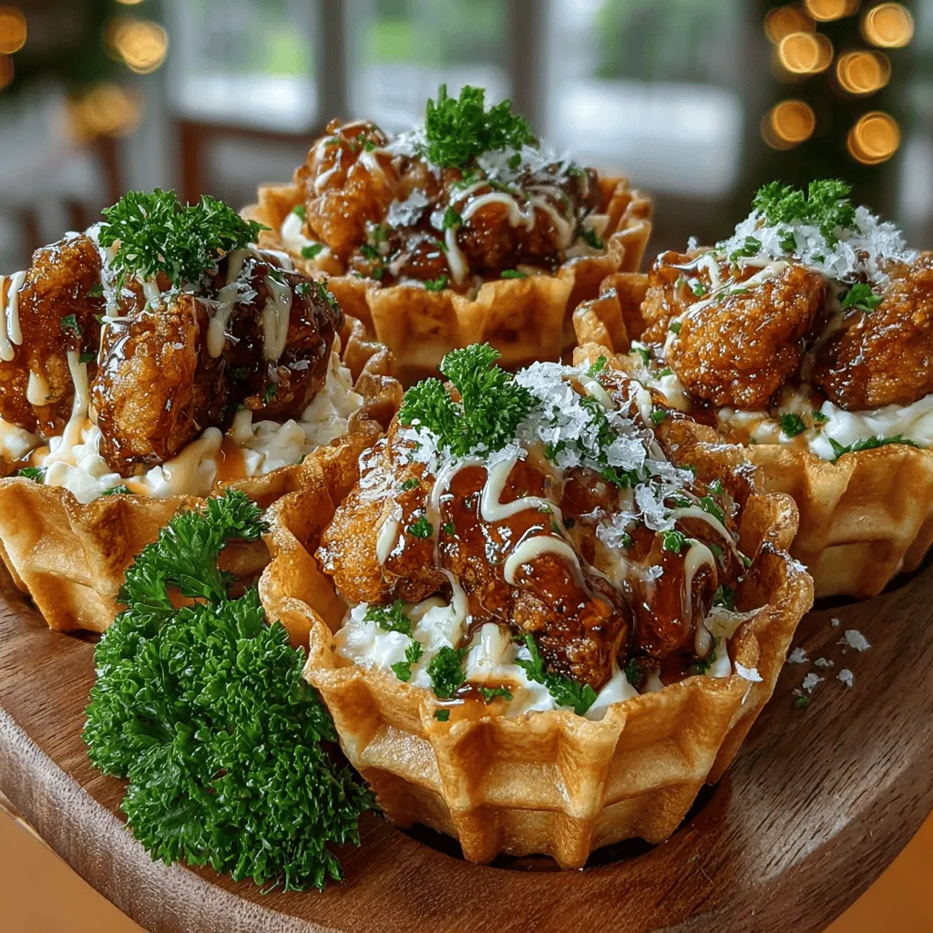 In recent years, the world of appetizers has seen a delightful transformation, with creative and playful dishes taking center stage. Gone are the days of simple chips and dips; now, food enthusiasts are embracing innovative bites that not only tantalize the taste buds but also provide a visual feast. Among these culinary creations, Mini Chicken Waffle Cone Bites stand out as a unique fusion of flavors and presentations that is sure to impress your guests.