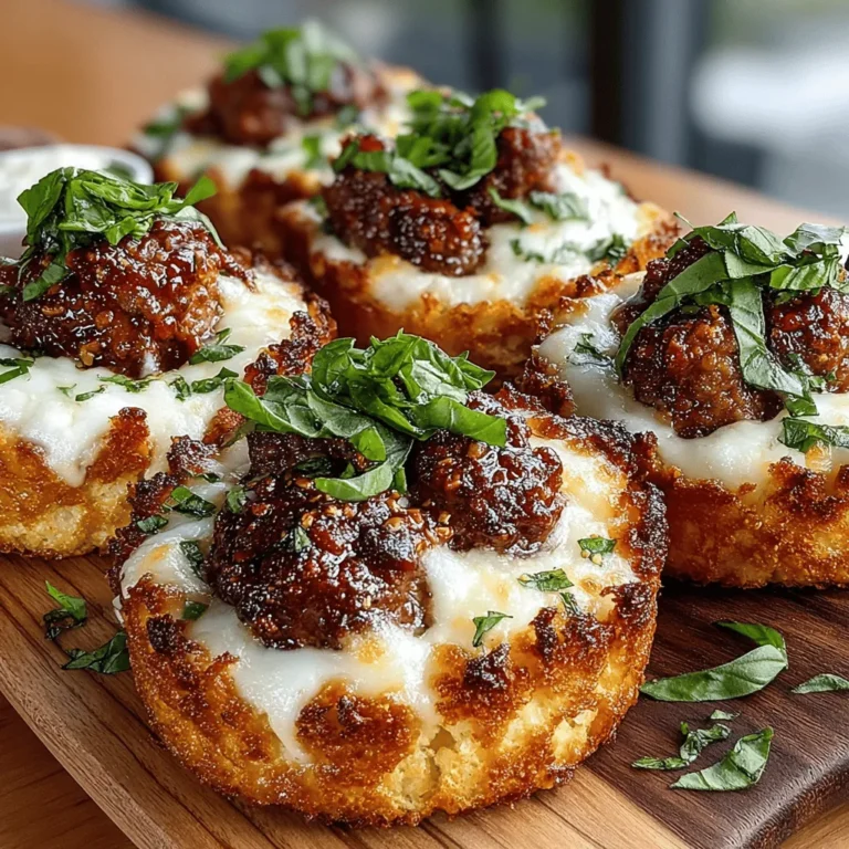 If you're looking for a delightful way to elevate your comfort food game, look no further than Mini Meatball Sub Biscuit Rings. This recipe takes the traditional meatball sub and transforms it into an adorable, bite-sized offering that’s perfect for any occasion. Whether you’re hosting a party, celebrating game day, or enjoying a casual family dinner, these mini meatball sub biscuit rings are sure to impress your guests and family alike.