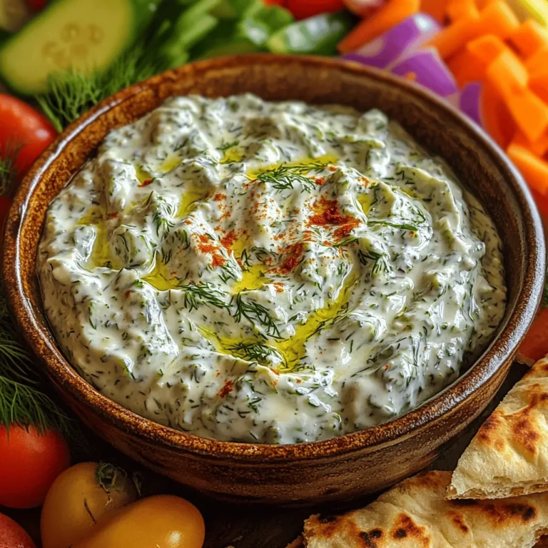 Dive into a delightful twist on a classic Mediterranean dip with this Refreshing Cucumber & Eggplant Tzatziki recipe. This innovative take combines the crispness of fresh cucumber with the smoky richness of roasted eggplant, creating a unique flavor profile that elevates a traditional favorite. Not only is this dish easy to prepare, but it also packs a punch of flavor and nutrition, making it a fantastic addition to your culinary repertoire. Whether enjoyed as a dip, a spread, or a side dish, this tzatziki captures the essence of fresh ingredients and vibrant flavors that are hallmarks of Mediterranean cuisine.