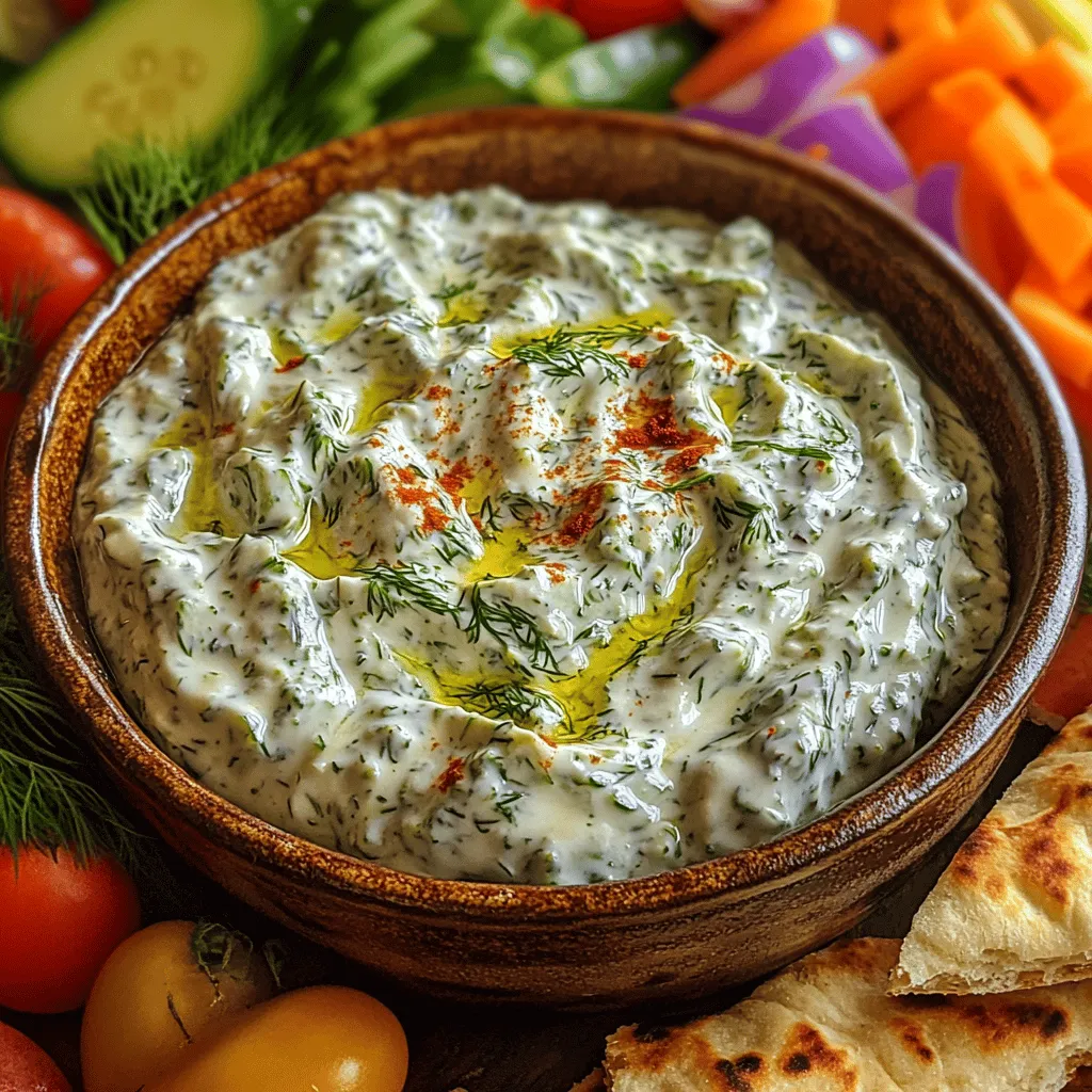 Dive into a delightful twist on a classic Mediterranean dip with this Refreshing Cucumber & Eggplant Tzatziki recipe. This innovative take combines the crispness of fresh cucumber with the smoky richness of roasted eggplant, creating a unique flavor profile that elevates a traditional favorite. Not only is this dish easy to prepare, but it also packs a punch of flavor and nutrition, making it a fantastic addition to your culinary repertoire. Whether enjoyed as a dip, a spread, or a side dish, this tzatziki captures the essence of fresh ingredients and vibrant flavors that are hallmarks of Mediterranean cuisine.
