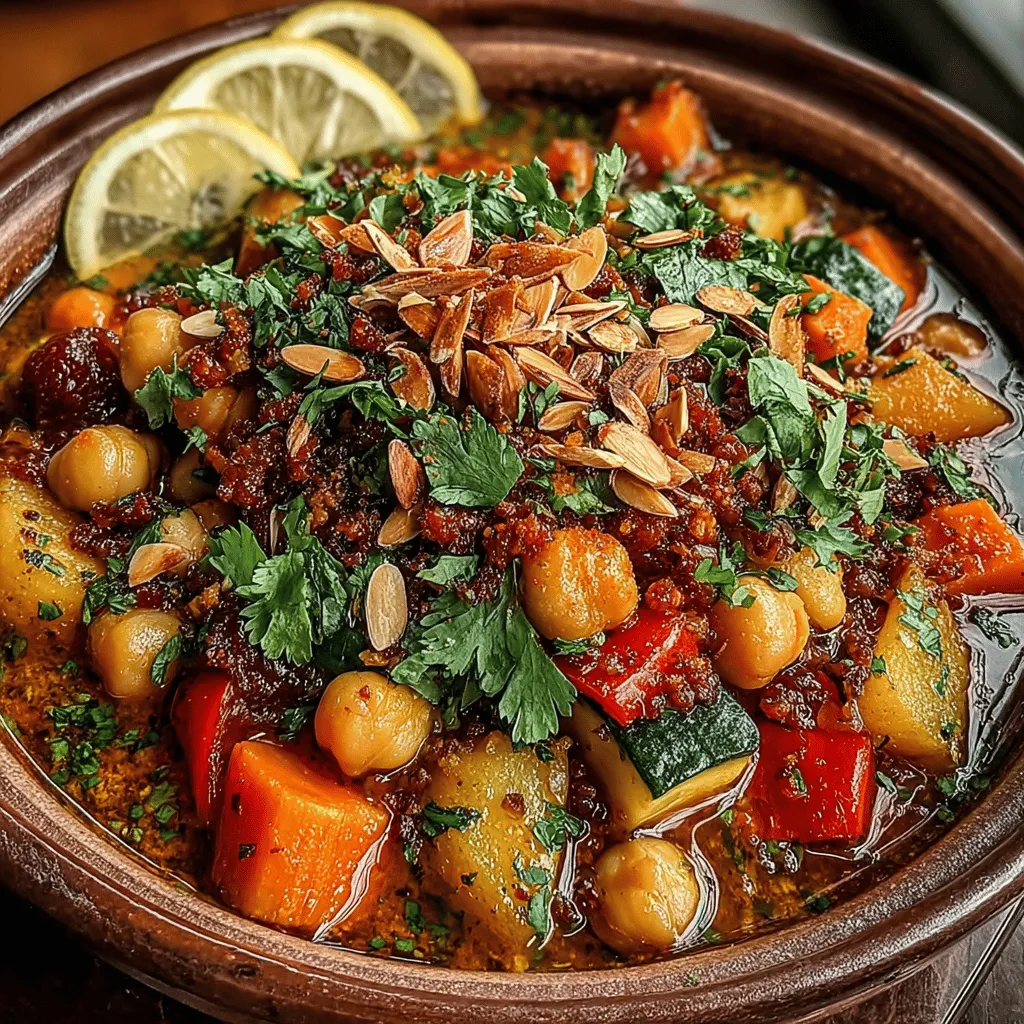 Moroccan cuisine is a vibrant tapestry of flavors, aromas, and textures, characterized by its intricate use of spices, fresh vegetables, and slow cooking techniques. It encapsulates a culinary tradition that harmonizes the influences of Berber, Arab, and Mediterranean cultures, resulting in dishes that are both hearty and deeply satisfying. One such dish that embodies the essence of Moroccan cooking is the Crockpot Eggplant & Chickpea Tagine. This recipe offers a convenient and nutritious option for those who lead busy lives but still wish to indulge in the rich flavors of Moroccan fare.