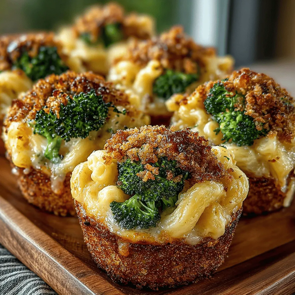 In the world of comfort food, macaroni and cheese reigns supreme. However, the Mini Broccoli Mac Cupcakes take this beloved classic and elevate it into a delightful, nutritious treat. Perfectly portioned and bursting with flavor, these mini cupcakes offer a creative twist on traditional mac and cheese, making them not only a fun addition to your meal rotation but also a great way to sneak in some vegetables.