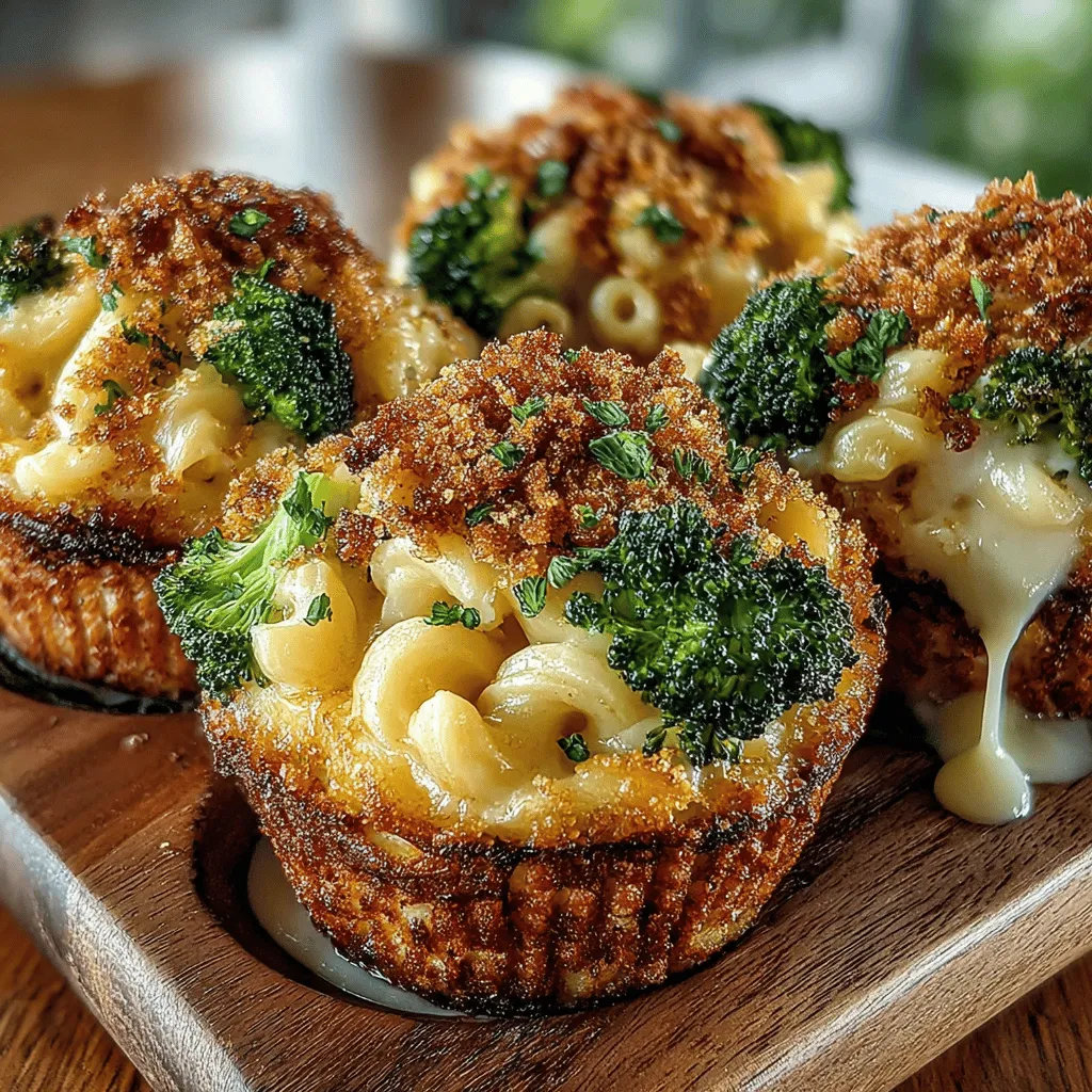 In the world of comfort food, macaroni and cheese reigns supreme. However, the Mini Broccoli Mac Cupcakes take this beloved classic and elevate it into a delightful, nutritious treat. Perfectly portioned and bursting with flavor, these mini cupcakes offer a creative twist on traditional mac and cheese, making them not only a fun addition to your meal rotation but also a great way to sneak in some vegetables.