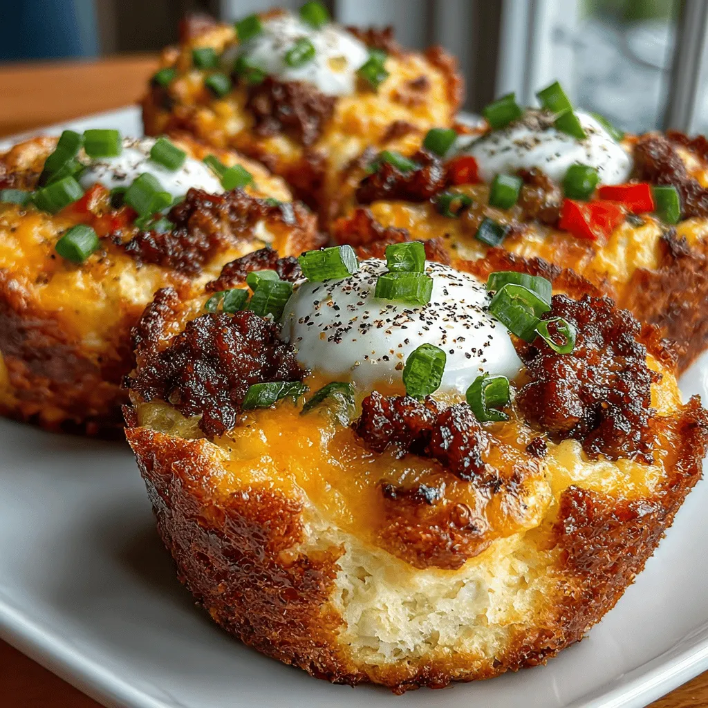 Breakfast is often heralded as the most important meal of the day, and for good reason. It sets the tone for your morning, fuels your body, and provides the necessary energy to start your day off right. However, in our fast-paced lives, finding the time to prepare a hearty breakfast can be challenging. Enter the Mini Breakfast Biscuit Casserole Cups: a quick, easy, and delicious solution that brings together the comforting flavors of breakfast into a convenient, portable format. These delightful little cups are not only a treat for the taste buds but also a versatile option that appeals to families and busy individuals alike.