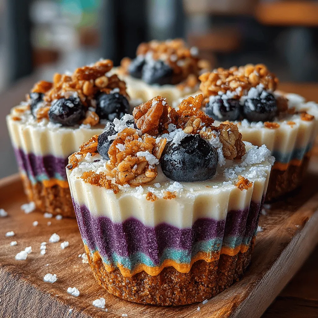 To create the perfect Frozen Blueberry Yogurt Fudge Cups, achieving the right consistency is crucial. This ensures that your fudge cups are creamy yet firm enough to hold their shape when frozen. Start by using full-fat yogurt or Greek yogurt, as these varieties provide a richer texture that enhances the mouthfeel of the fudge. If you're aiming for a lighter version, opt for low-fat yogurt, but keep in mind that the texture may be slightly less indulgent.