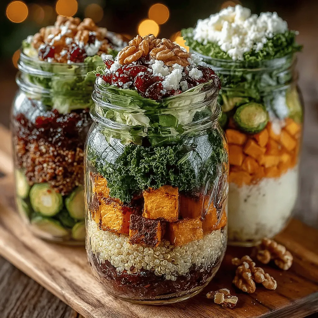 As the leaves turn vibrant shades of orange and gold, and the air begins to carry a refreshing chill, there's no better way to embrace the flavors of fall than with a vibrant, nutritious salad. The Autumn Bliss Salad Jars are not only a feast for the eyes but also a powerhouse of vitamins and minerals, making them perfect for meal prep, quick lunches, or a healthy side dish during the holiday season. This delightful recipe combines layers of roasted sweet potatoes, fluffy quinoa, and crunchy Brussels sprouts, capturing the essence of autumn in every bite. In this article, we will delve into the recipe, explore the health benefits of each ingredient, and provide guidance on preparation and storage, ensuring that your Autumn Bliss Salad Jars are as delicious as they are nutritious.