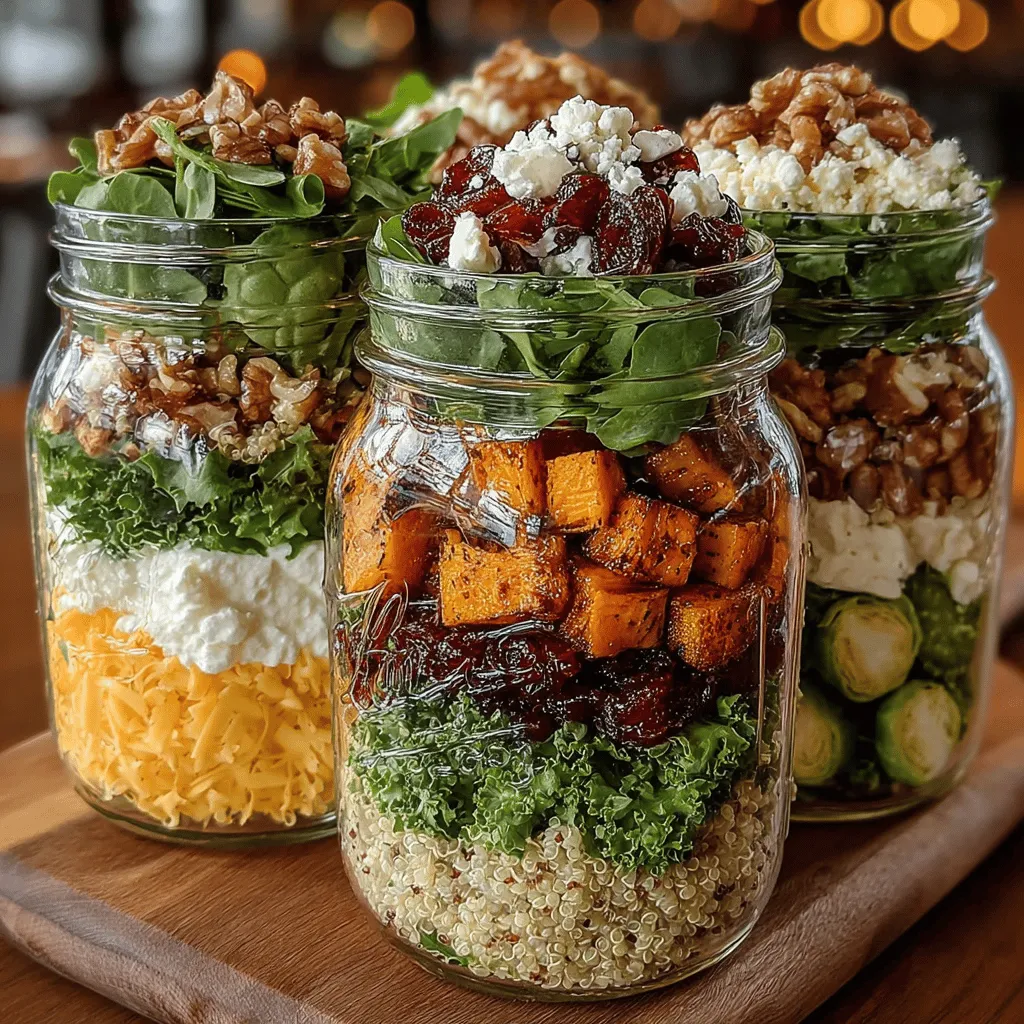 As the leaves turn vibrant shades of orange and gold, and the air begins to carry a refreshing chill, there's no better way to embrace the flavors of fall than with a vibrant, nutritious salad. The Autumn Bliss Salad Jars are not only a feast for the eyes but also a powerhouse of vitamins and minerals, making them perfect for meal prep, quick lunches, or a healthy side dish during the holiday season. This delightful recipe combines layers of roasted sweet potatoes, fluffy quinoa, and crunchy Brussels sprouts, capturing the essence of autumn in every bite. In this article, we will delve into the recipe, explore the health benefits of each ingredient, and provide guidance on preparation and storage, ensuring that your Autumn Bliss Salad Jars are as delicious as they are nutritious.