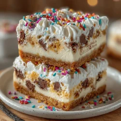 In the realm of desserts, few treats capture the essence of summer quite like Frosty Vanilla Dream Cake Bars. These delightful bars combine the lightness of a soft cake base with the creamy, refreshing goodness of frozen vanilla yogurt, creating a harmonious blend of flavors and textures that are sure to please any palate. Perfect for warm weather or festive gatherings, these bars offer a sweet escape from the heat, making them an ideal choice for family gatherings, parties, or even a casual weeknight dessert.